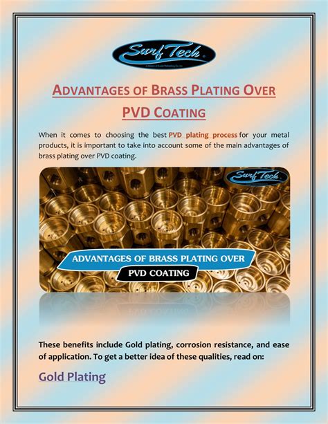 The Advantages of Gold Plating Over PVD Coating .